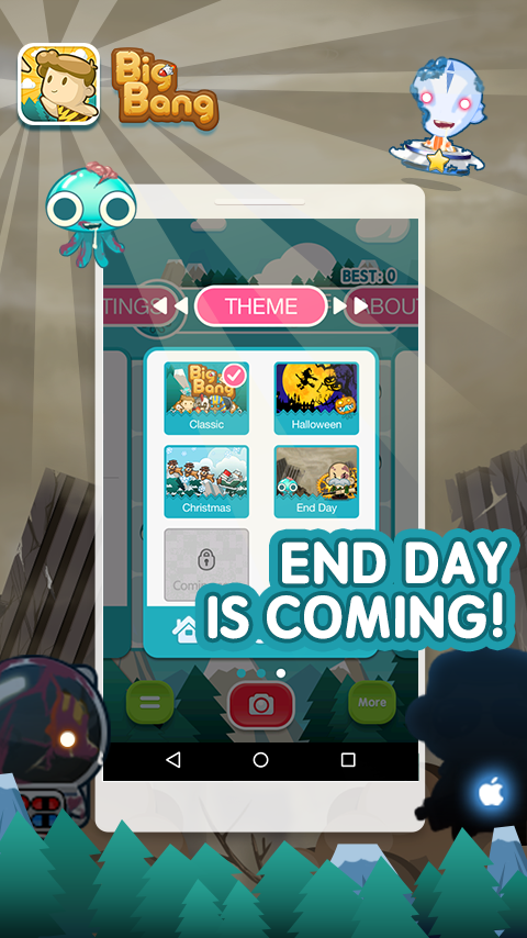 Android application Big Bang 2048 screenshort