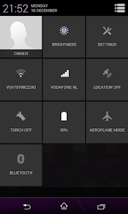 CM11 Sony XPERIA Purple theme - screenshot thumbnail