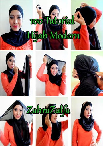 100 tutorial hijab modern