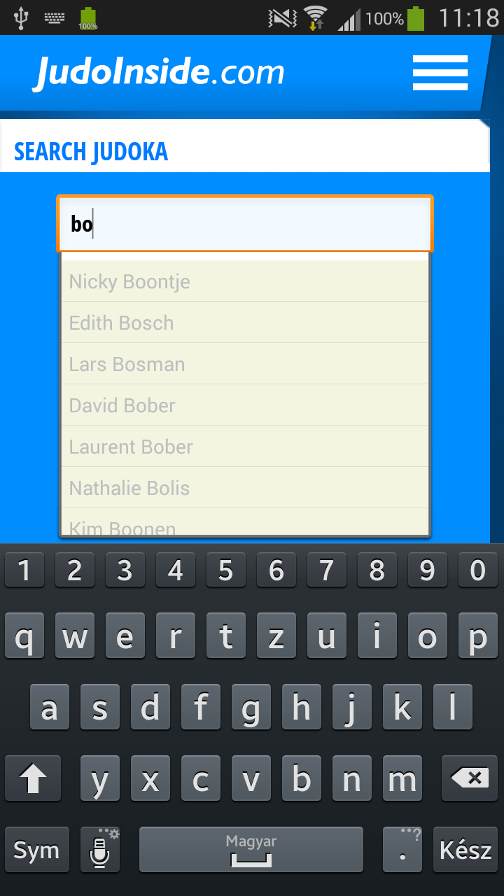 Judoinside Screen 2