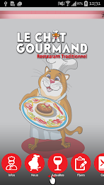 le chat gourmand poster 1