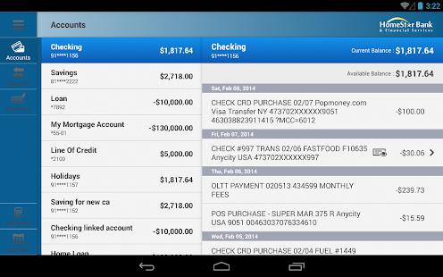 HomeStar Bank for Tablet Screenshots 3