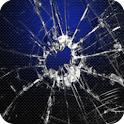 Cracked screen Live Wallpaper logo