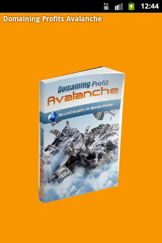 Domaining Profits Avalanche