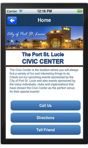 【免費娛樂App】Port St. Lucie Civic Center-APP點子