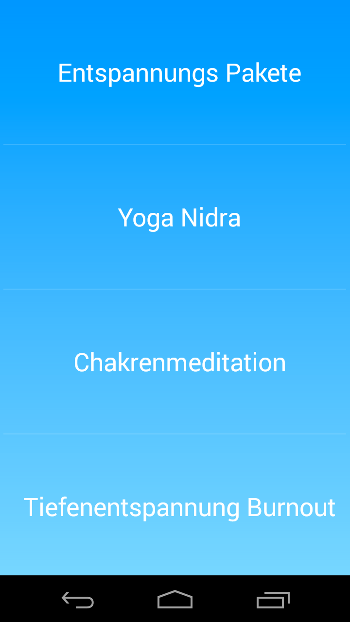 Yoga Nidra Tiefenentspannung Screen 2