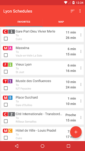 Lyon Transport Live Schedules