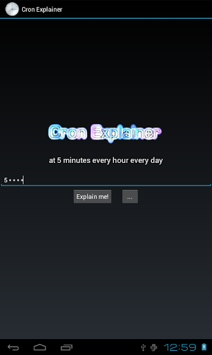 【免費生產應用App】Cron explainer-APP點子