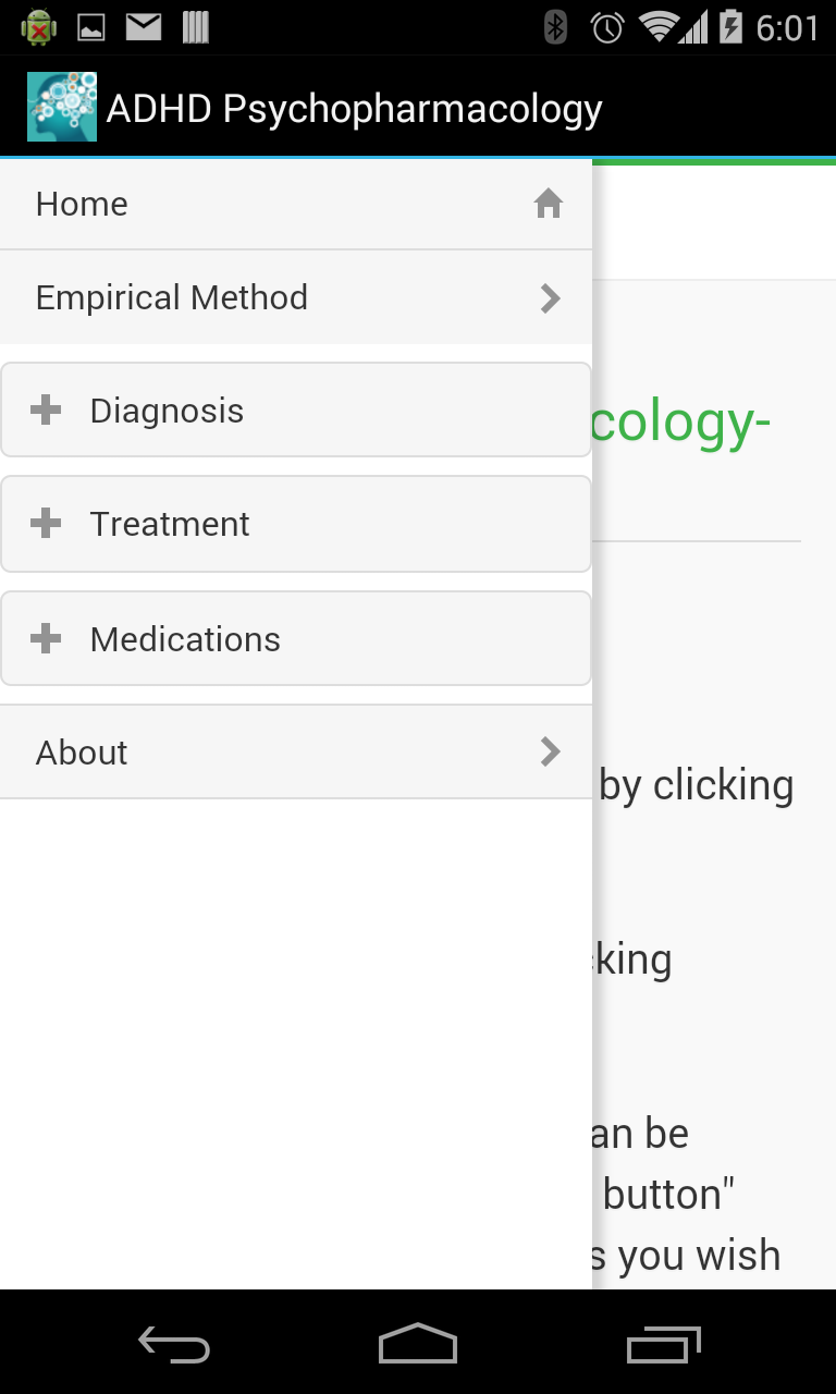 ADHD Psychopharmacology Screen 2