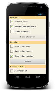 Call Confirm PRO - screenshot thumbnail