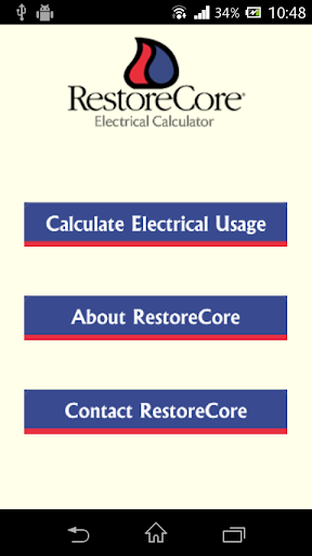 RestoreCore Calculator App