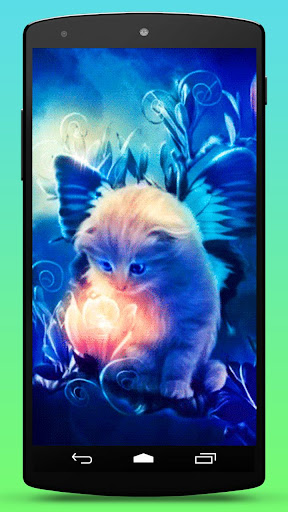 Butterfly Cat Live Wallpaper