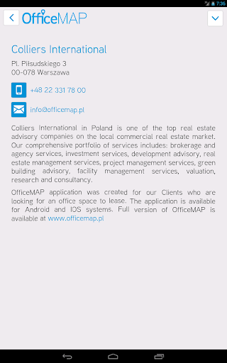 【免費商業App】OfficeMAP Colliers Internati..-APP點子