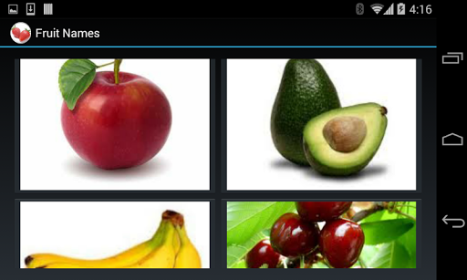 【免費教育App】Fruit Names (2 line display)-APP點子