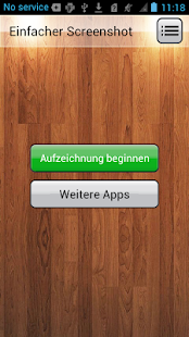Android-Anwendung Screenshot Screenshot
