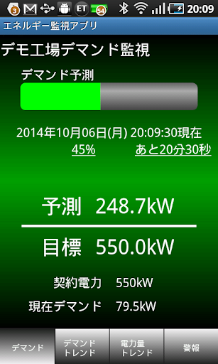 エネルギー監視アプリ
