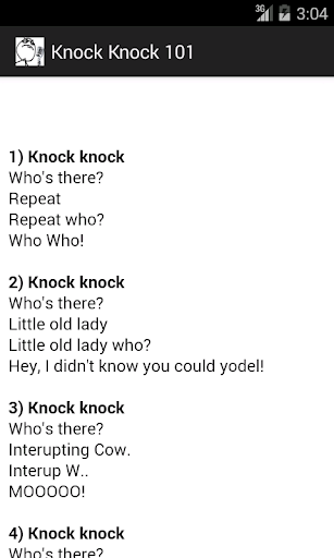 Knock Knock 101