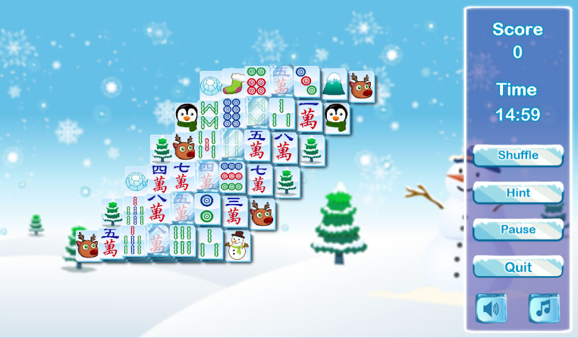 Frozen Mahjong Screen 2