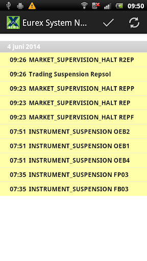 System News for Eurex