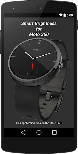 Smart Brightness Moto 360