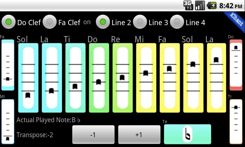 iChant Gregorian Screen 1