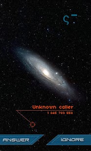 Galaxy Theme - BIG! caller ID Screenshots 0