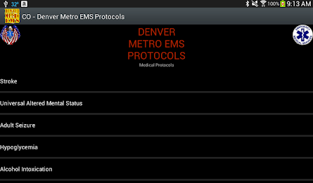 CO-Denver Metro EMS Protocols poster 5