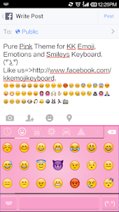 Pink Emoji Keyboard - Free