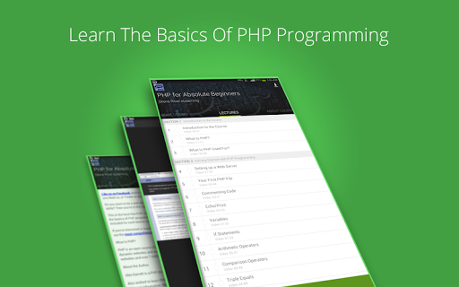 【免費教育App】Free PHP Tutorials by Udemy-APP點子