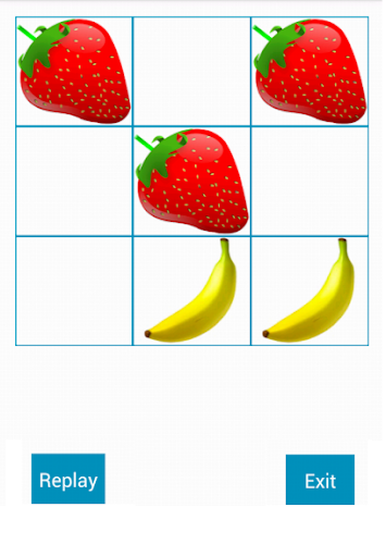 Tic Tac Toe Fruity