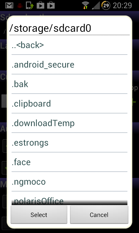 GL to SD(root) - screenshot
