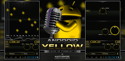 Изображения poweramp skin android yellow на ПК с Windows