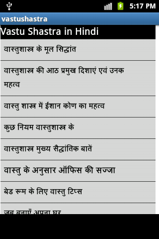 Vastu Shastra in Hindi