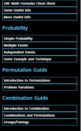 GRE Math Prep