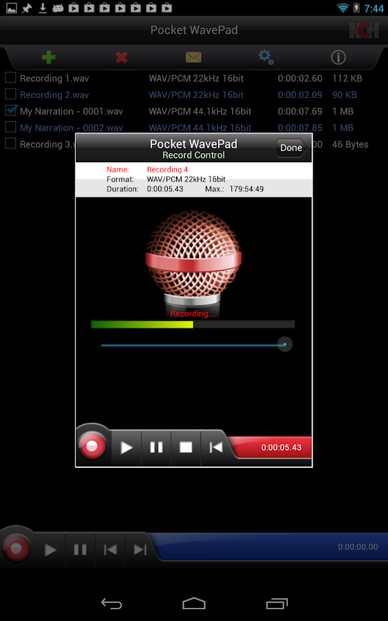 WavePad Master's Edition - screenshot