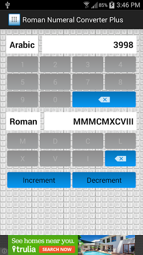 Roman Numeral Converter Plus