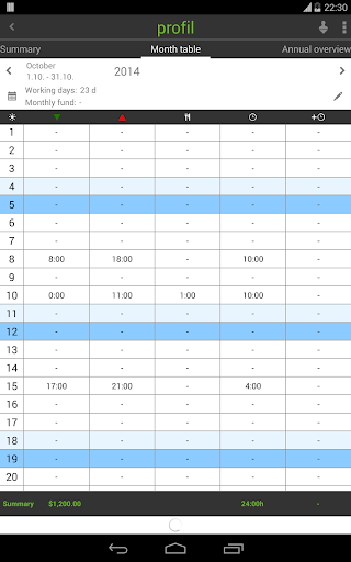 【免費生產應用App】Working Timer - Timesheet-APP點子