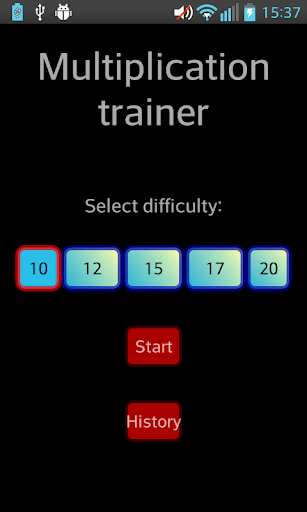 Multiplication Trainer