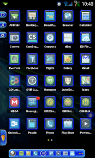 How to mod TSF Shell Theme Blue Light HD patch 2.3 apk for bluestacks