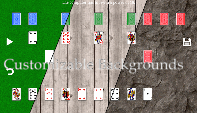 Tennis Card Game Screen 3