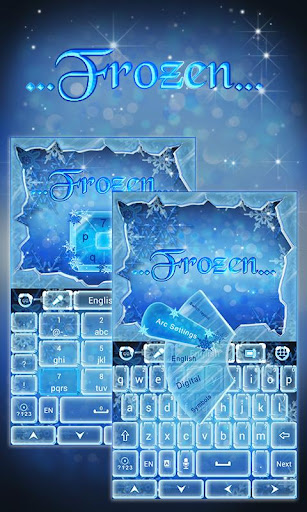 Frozen GO Keyboard Theme