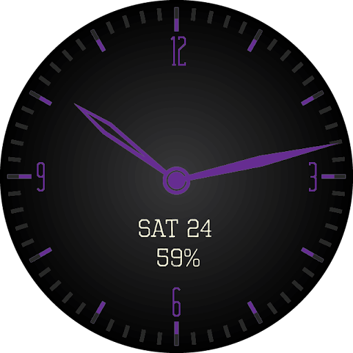 【免費個人化App】Timeless-Purple Watch Face-APP點子