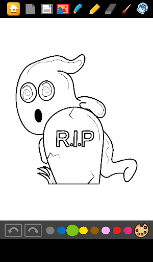 【免費教育App】Ghosts Coloring Game-APP點子