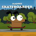 Madpet Skateboarder logo
