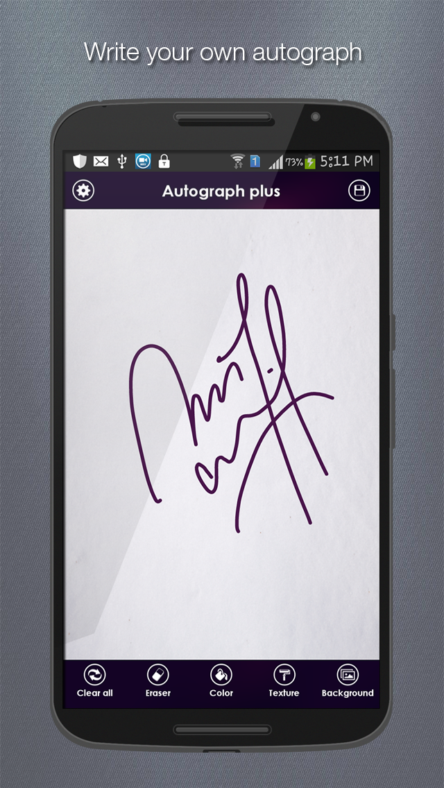 Android application Autograph+ : Signature Maker screenshort