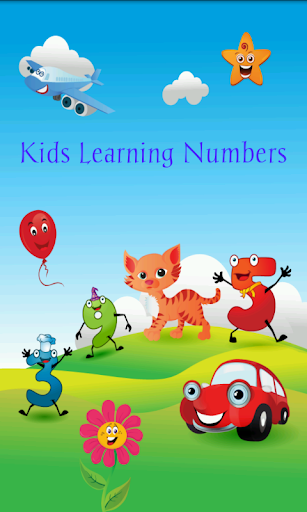 子供たちが数字を学ぶ