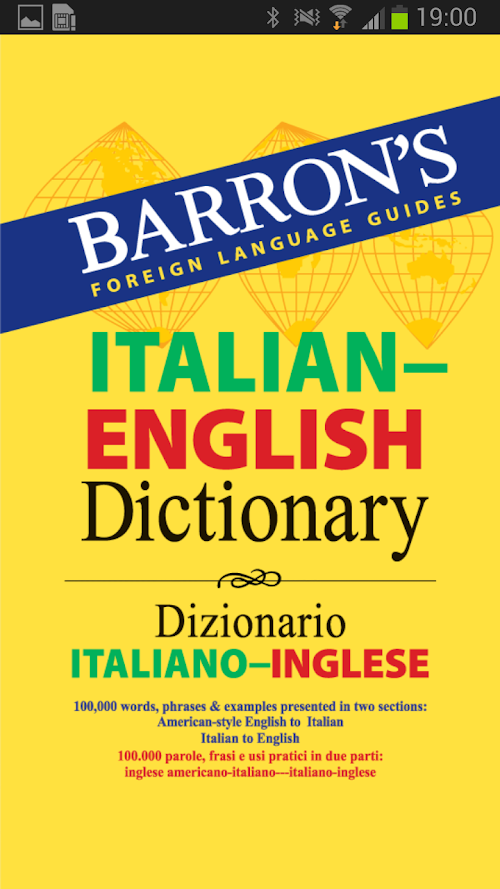 Android application Barron’s Italian-English screenshort