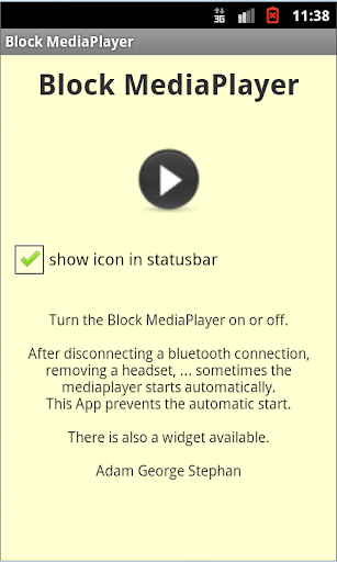 Block MediaPlayer