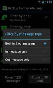 Backup Text for Whats - screenshot thumbnail
