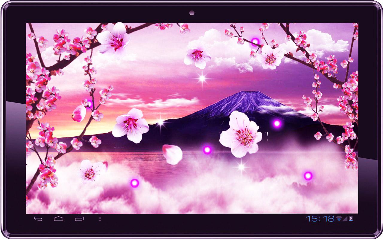  Gambar  Wallpaper Bergerak  Bunga  Sakura  Gudang Wallpaper